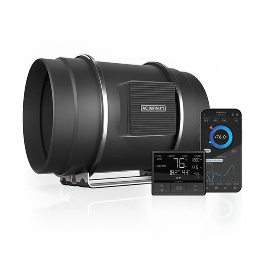 AC Infinity Cloudline Pro T8 | 8 Inch Inline EC Fan