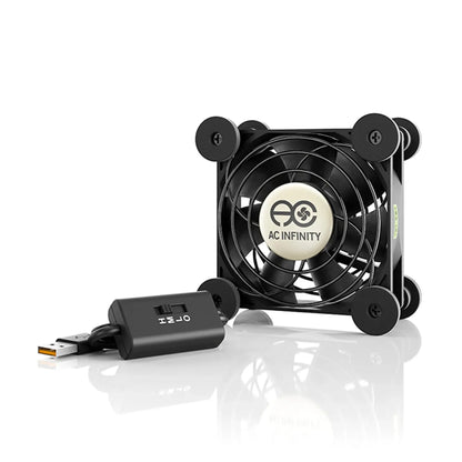 AC Infinity Multifan S1 Quiet 80mm USB Cooling Fan | Cabinet & AV Components