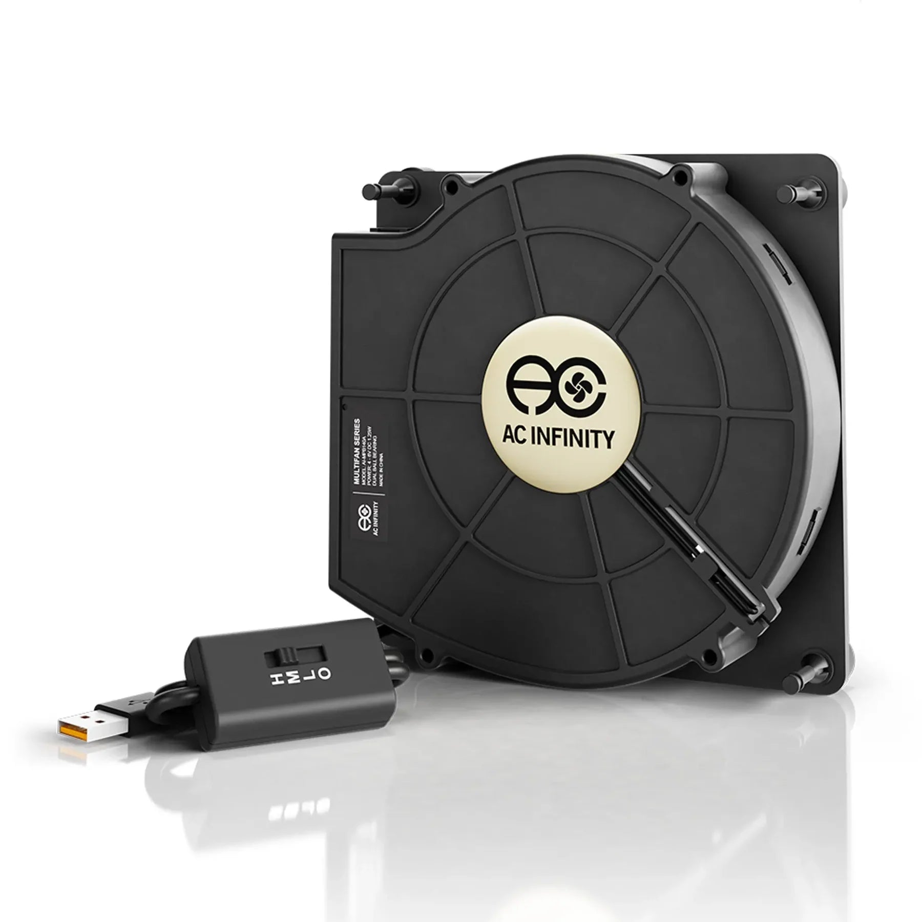 AC Infinity Multifan S2 Quiet 120mm USB Blower Fan | Cabinet & AV Components