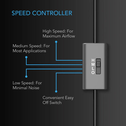 AC Infinity Multifan S1 Quiet 80mm USB Cooling Fan | Cabinet & AV Components