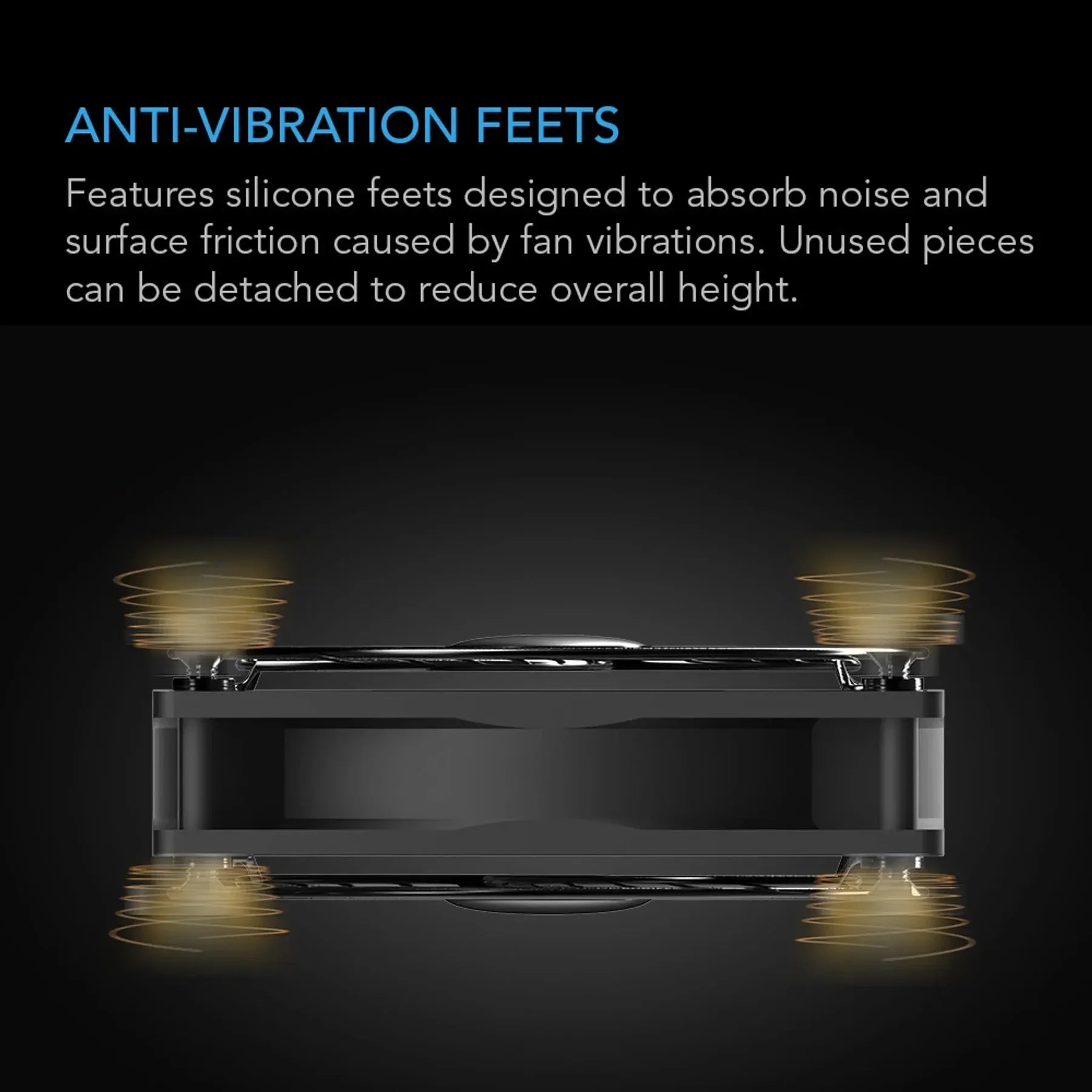 AC Infinity Multifan S1 Quiet 80mm USB Cooling Fan | Cabinet & AV Components