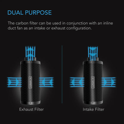 AC Infinity 6-Inch Carbon Filter XL | Extra Large