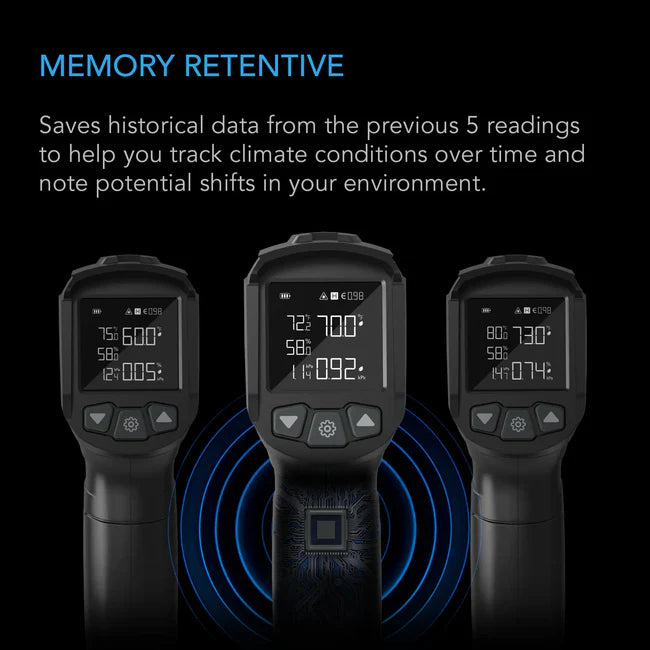 AC Infinity VPD Thermometer | Laser Infrared Environmental Leaf Monitor