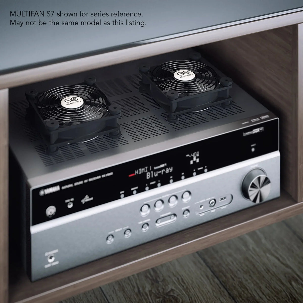 AC Infinity Multifan S1 Quiet 80mm USB Cooling Fan | Cabinet & AV Components