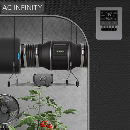 AC Infinity Cloudline Pro T4 | 4 Inch Inline EC Fan