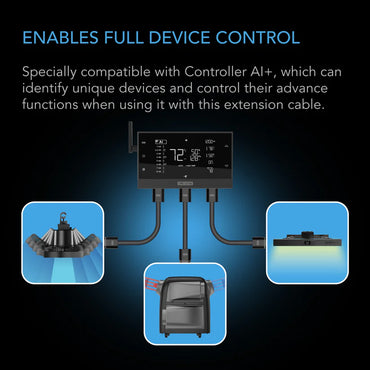 AI & 69 Pro Controller to Device Cable (10ft) | Male to Male UIS Cord