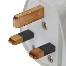 UK 3-Pin Mains Plug | 13A Fused Heavy-Duty Rewireable Power Plug