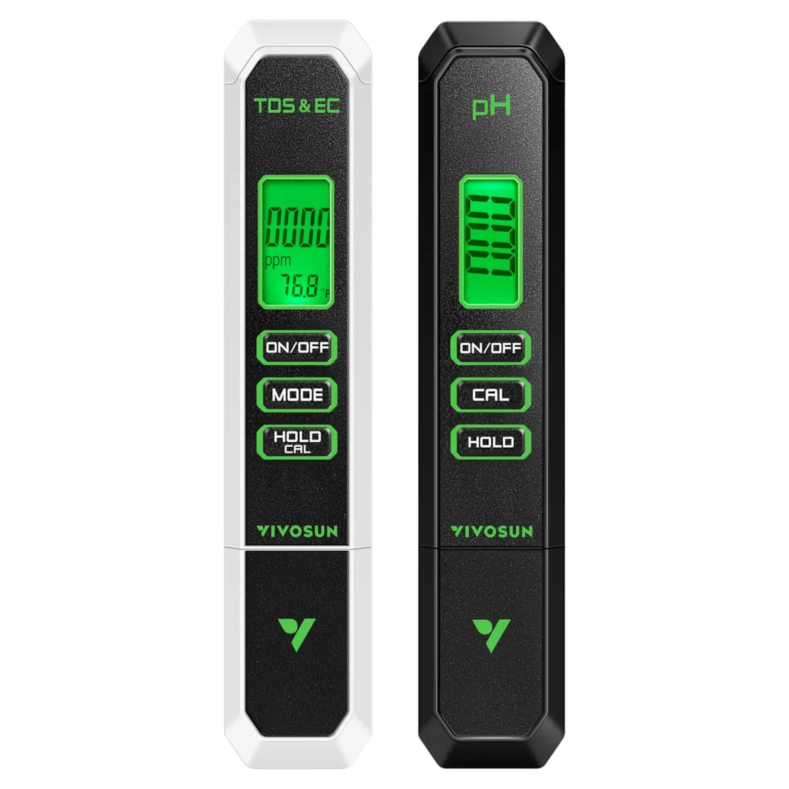 VIVOSUN Digital pH & TDS Meter Combo Water Test Kit | High-Accuracy Liquid Testing Pens