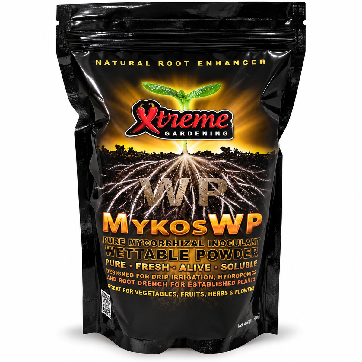 Xtreme Gardening MYKOS Mycorrhizae – Organic Root Inoculant