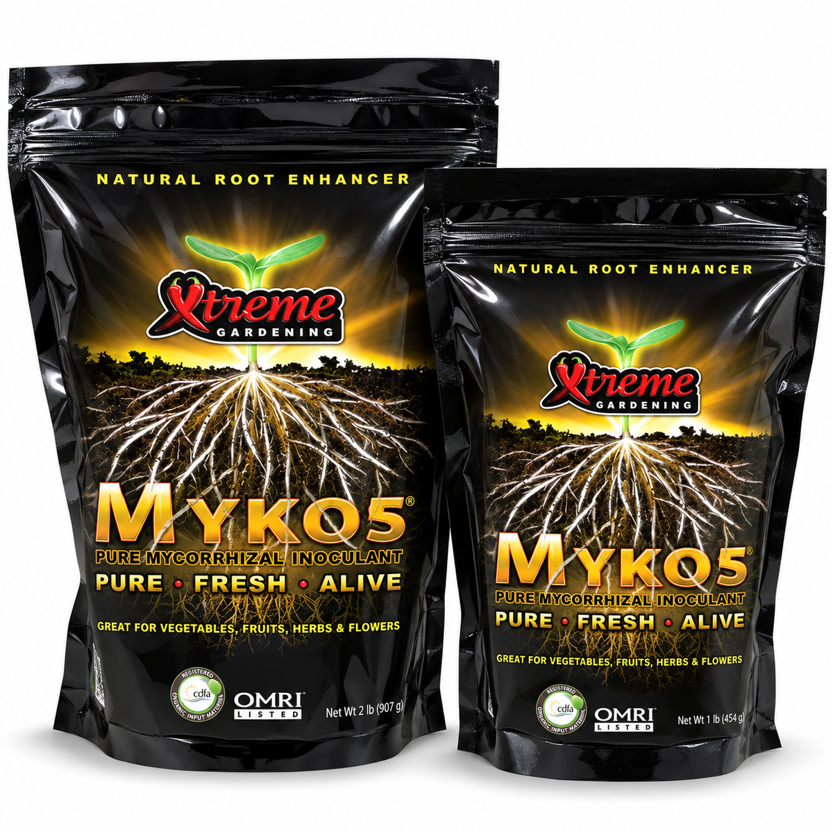 Xtreme Gardening MYKOS Mycorrhizae – Organic Root Inoculant