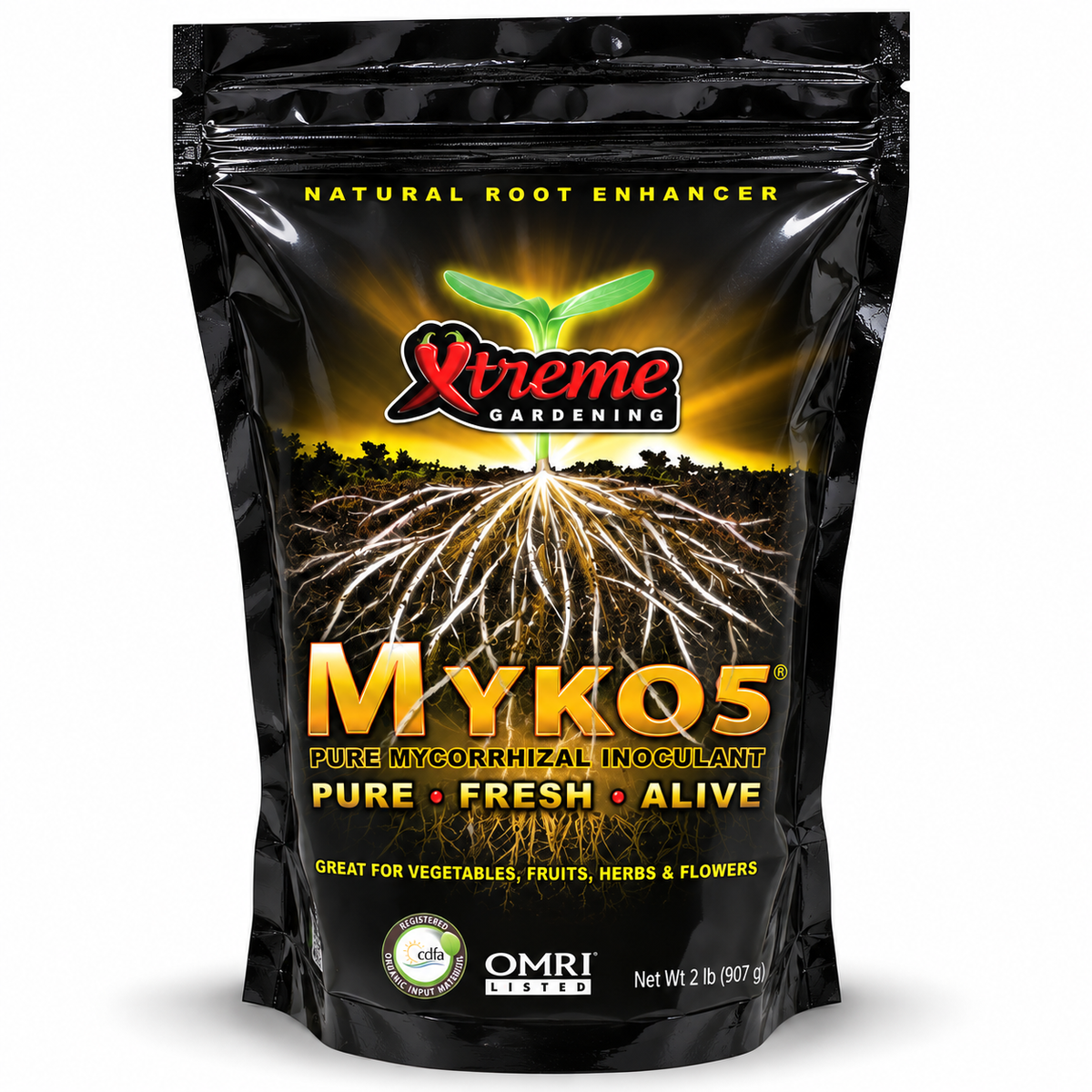 Xtreme Gardening MYKOS Mycorrhizae – Organic Root Inoculant