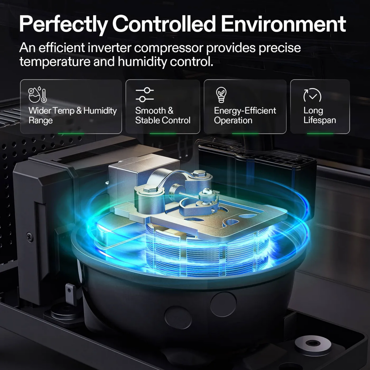 VIVOSUN VCure Smart Post-Harvest Box: Premium Herb Drying Machine & Automated Curing Box