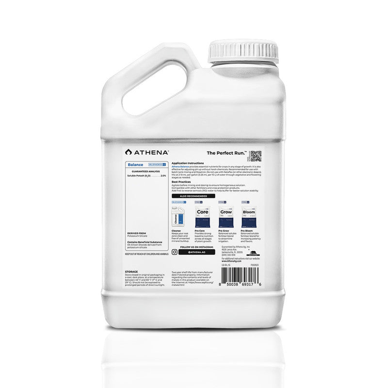 Athena Blended Balance Liquid pH Up | Hydroponic pH Adjuster Formula