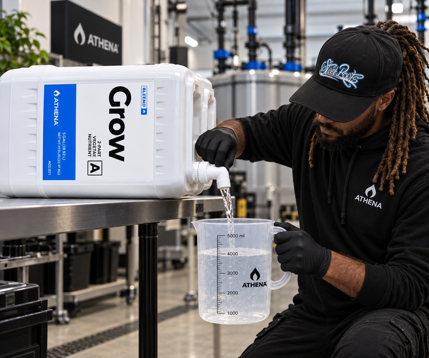 Athena Blended Line Grow A & B Liquid Nutrient
