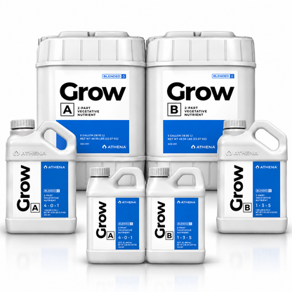 Athena Blended Line Grow A & B Liquid Nutrient
