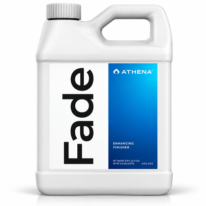 1 Quart bottle of Athena Fade Enhancing Finisher with a white cap and a blue and white label, shown on a clean white background.
