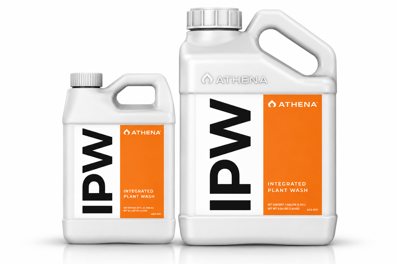 Athena IPW Integrated Plant Wash 1 Quart and 1 Gallon containers