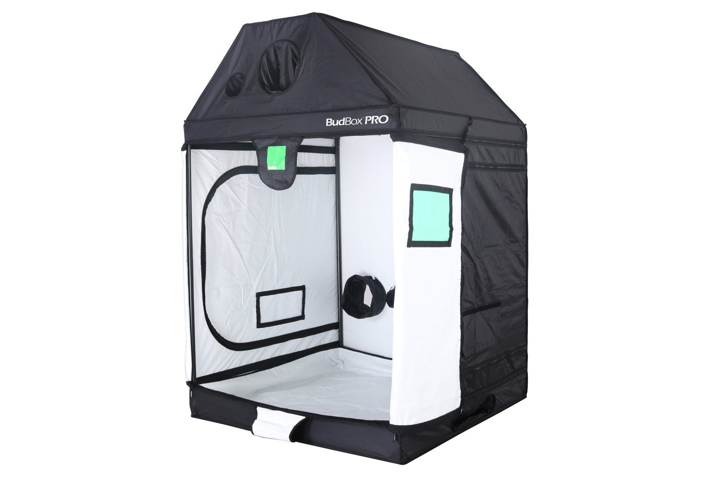 BudBox Pro XL-R Loft Grow Tent | 120x120x180cm Pitched Roof Attic Solution
