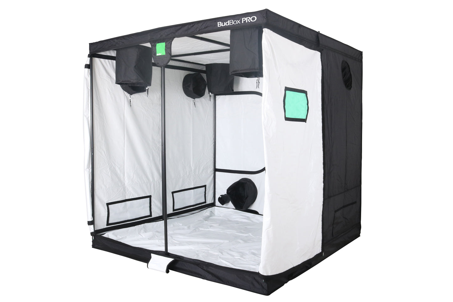 BudBox Pro Titan 1 & Titan 1-HL Grow Tents | 2m x 2m Professional Hydroponic Rooms