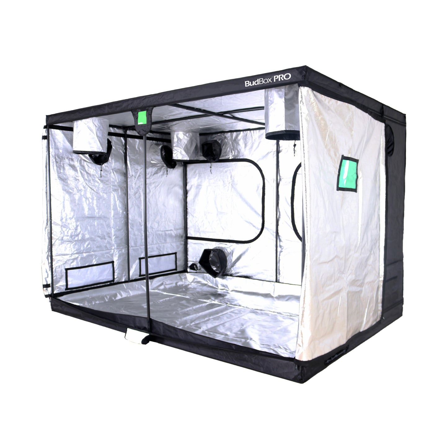 BudBox Pro Titan 1 Plus & Titan 1 Plus-HL Grow Tents | 2m x 3m Standard 200cm & High Line 220cm White or Mylar