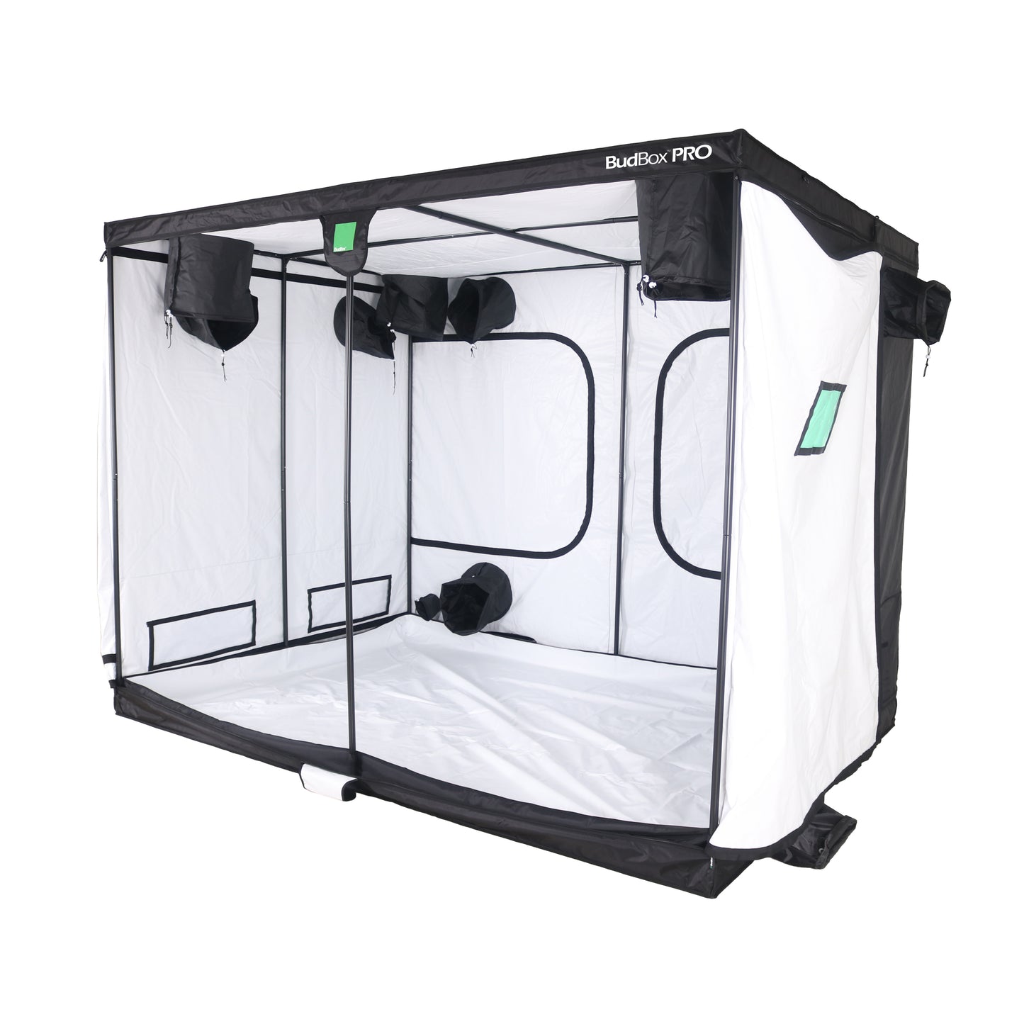 BudBox Pro Titan 1 Plus & Titan 1 Plus-HL Grow Tents | 2m x 3m Standard 200cm & High Line 220cm White or Mylar