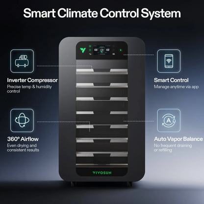 VIVOSUN VCure Smart Post-Harvest Box: Premium Herb Drying Machine & Automated Curing Box