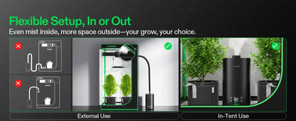 VIVOSUN AeroStream H05 Intelligent Wi-Fi Humidifier with Climate Sensor Probe