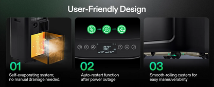 VIVOSUN AeroLush C08 Intelligent Air Conditioner with Climate Sensor Probe