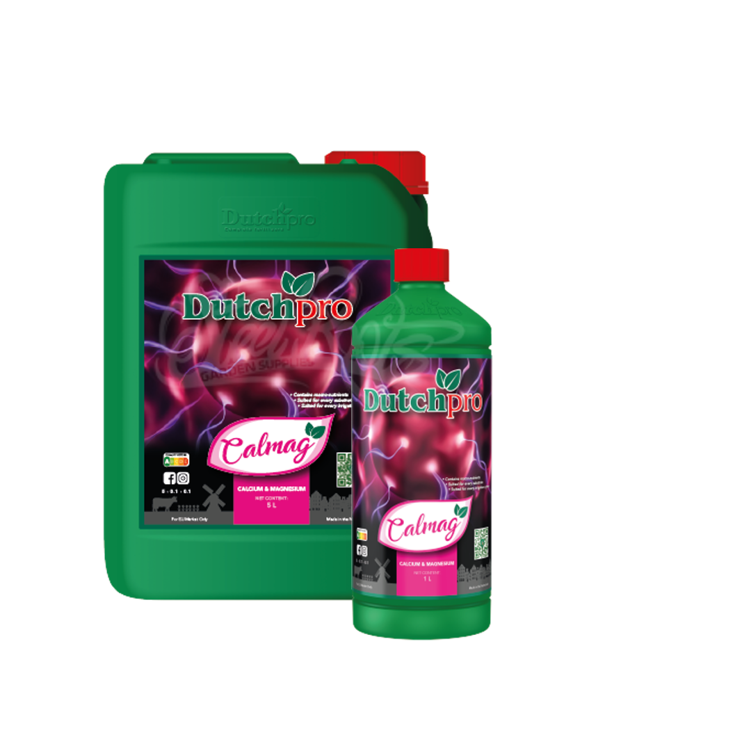 Two bottles of Dutchpro Calmag on a white background