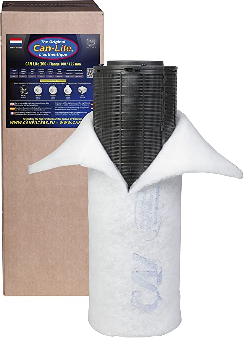 Can-Lite High-Performance Carbon Filter | Ultra-Lightweight Activated Virgin Carbon Air Scrubber – Premium Odour Control for Grow Room Extraction & Hydroponics