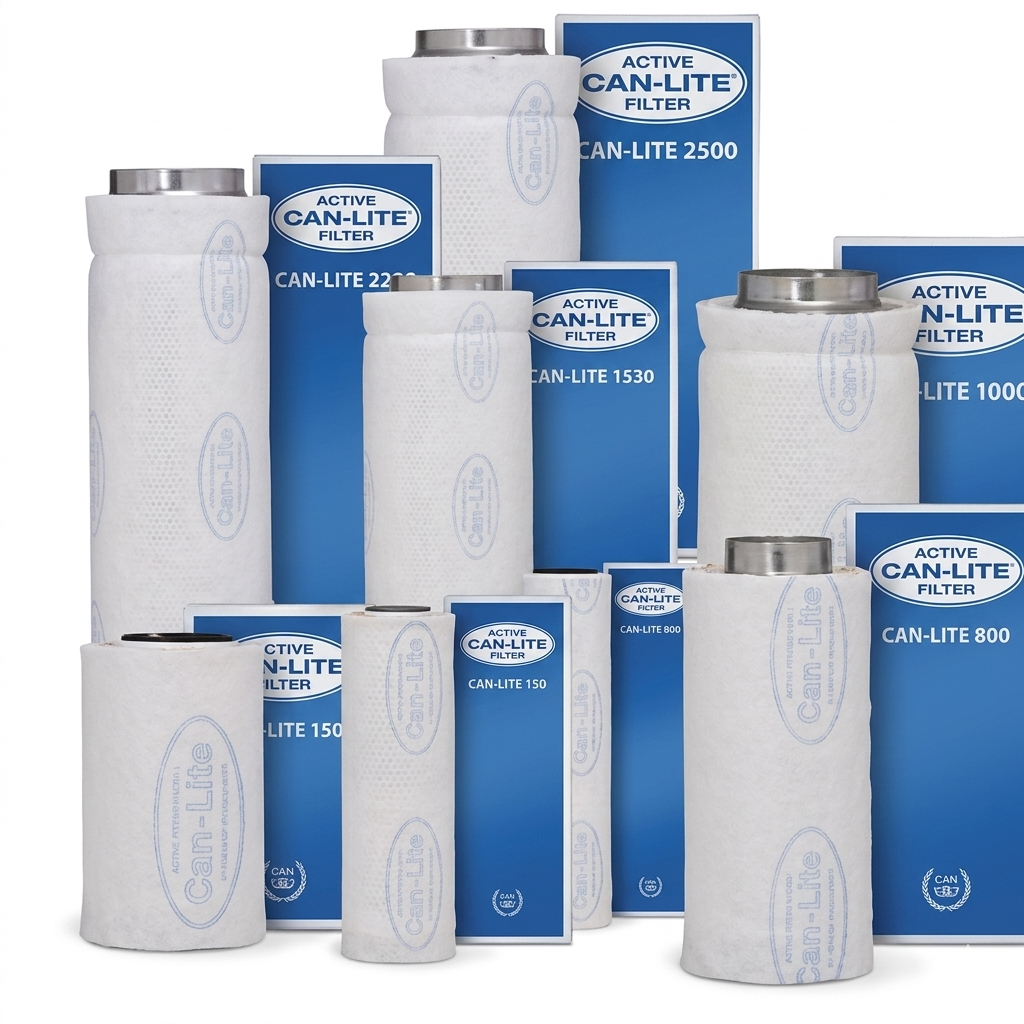 Can-Lite High-Performance Carbon Filter | Ultra-Lightweight Activated Virgin Carbon Air Scrubber – Premium Odour Control for Grow Room Extraction & Hydroponics