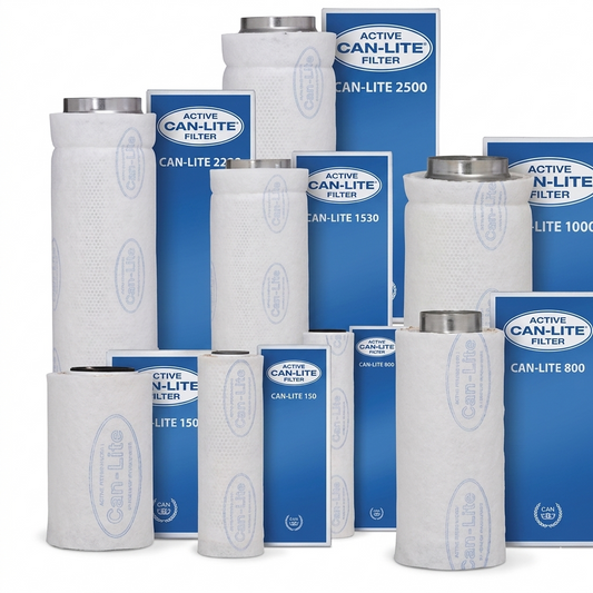 Can-Lite High-Performance Carbon Filter | Ultra-Lightweight Activated Virgin Carbon Air Scrubber – Premium Odour Control for Grow Room Extraction & Hydroponics