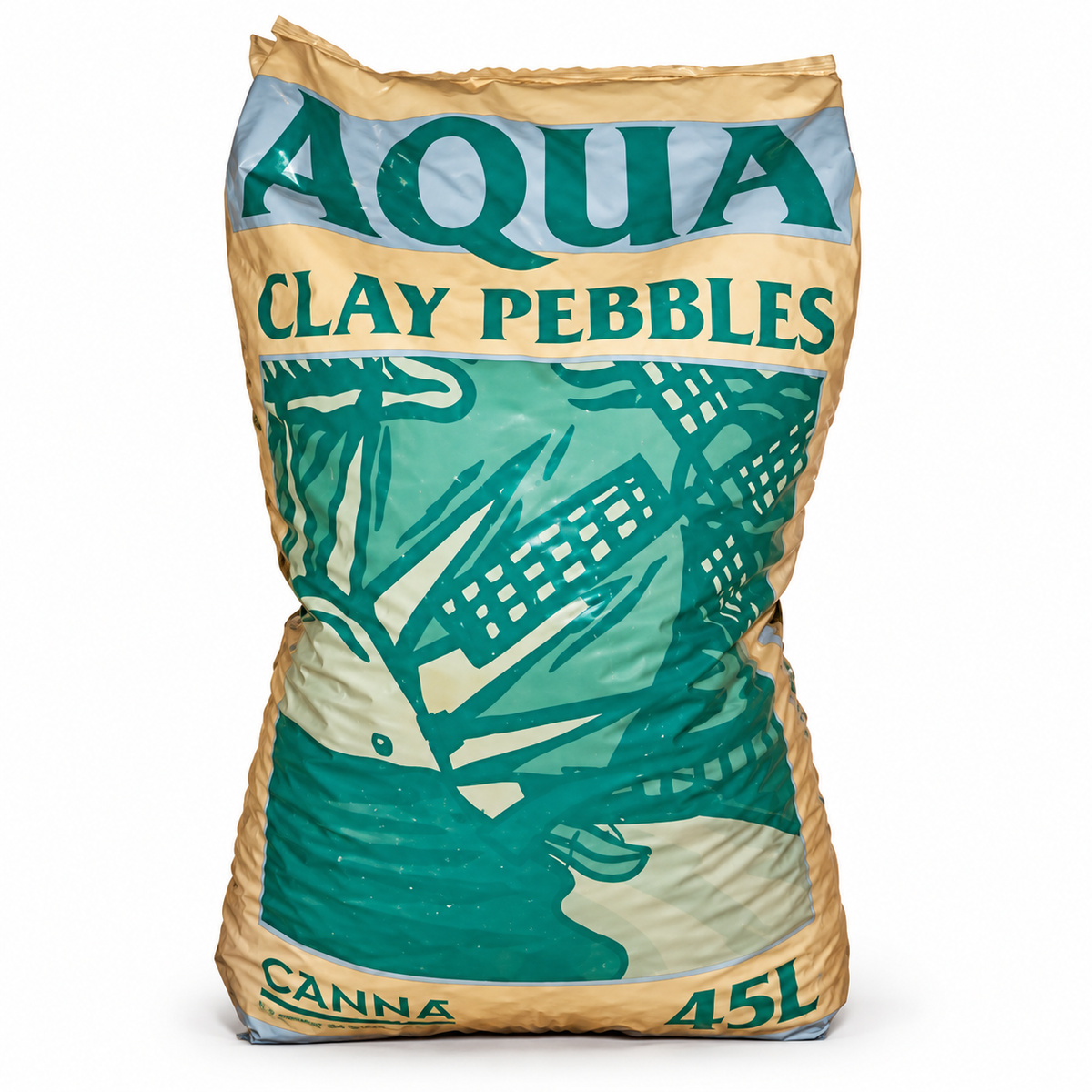 CANNA Aqua Clay Pebbles 45 litre growing media bag