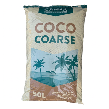 CANNA Coco Coarse Premium Aerated Substrate 50l | Sustainable Peat-Free Hydroponic Growing Medium