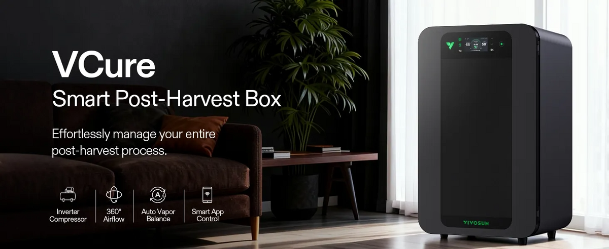 VIVOSUN VCure Smart Post-Harvest Box: Premium Herb Drying Machine & Automated Curing Box