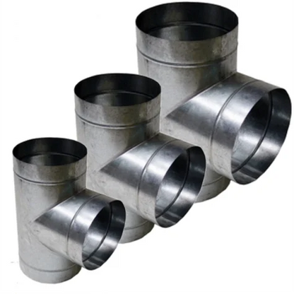 Ducting Tee Connector 3-Way Splitter (4-Inch to 12-Inch)