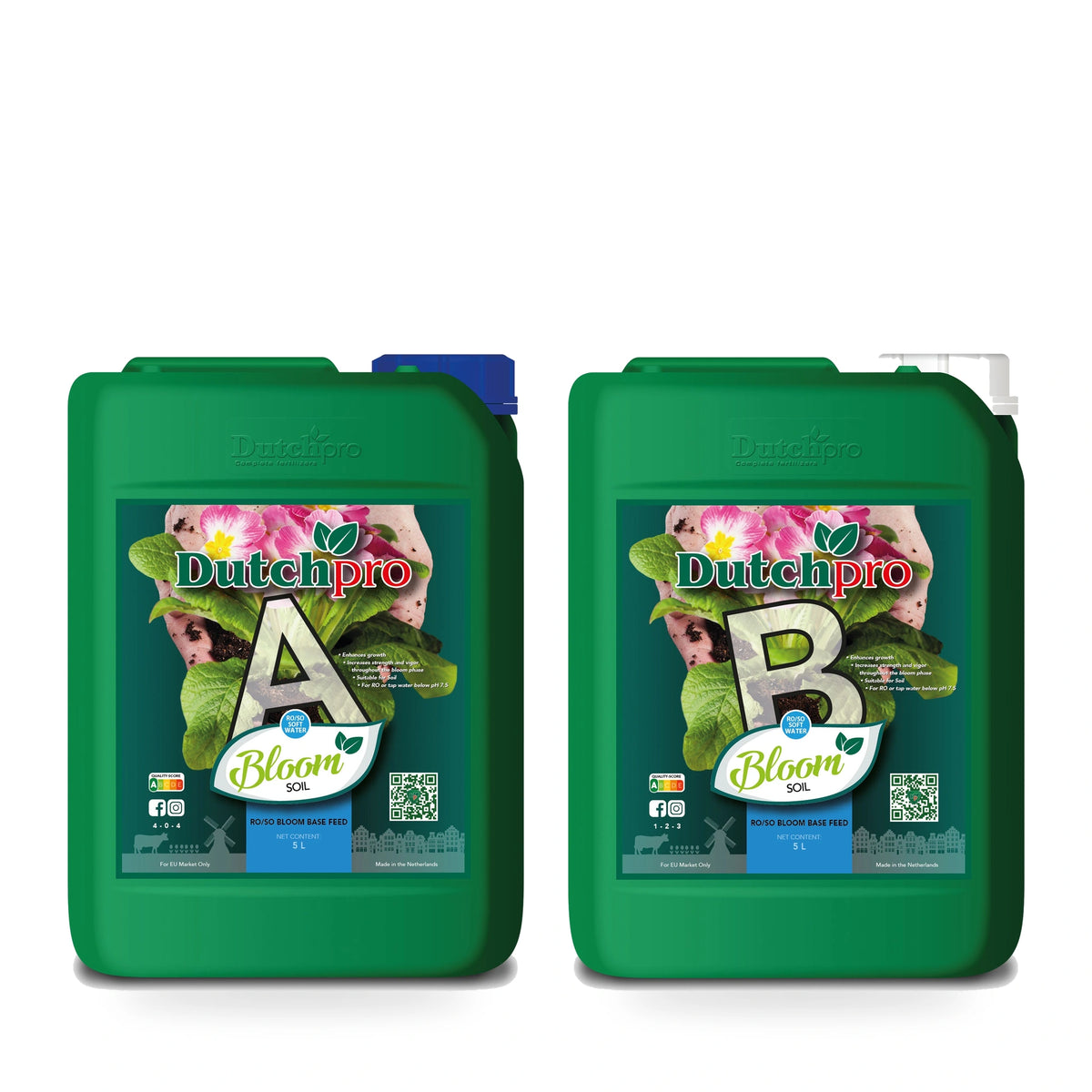 Dutchpro Original Bloom Soil A&B | Hard & Soft Water