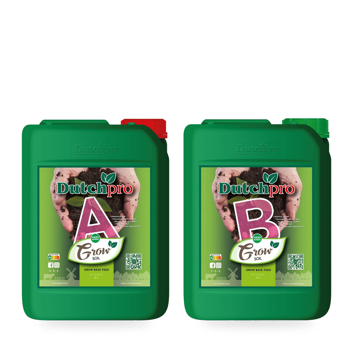 Dutchpro Original Grow Soil A&B | Hard & Soft Water