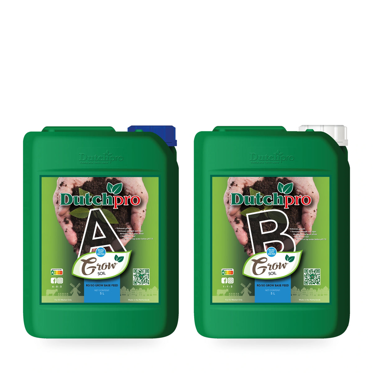Dutchpro Original Grow Soil A&B | Hard & Soft Water