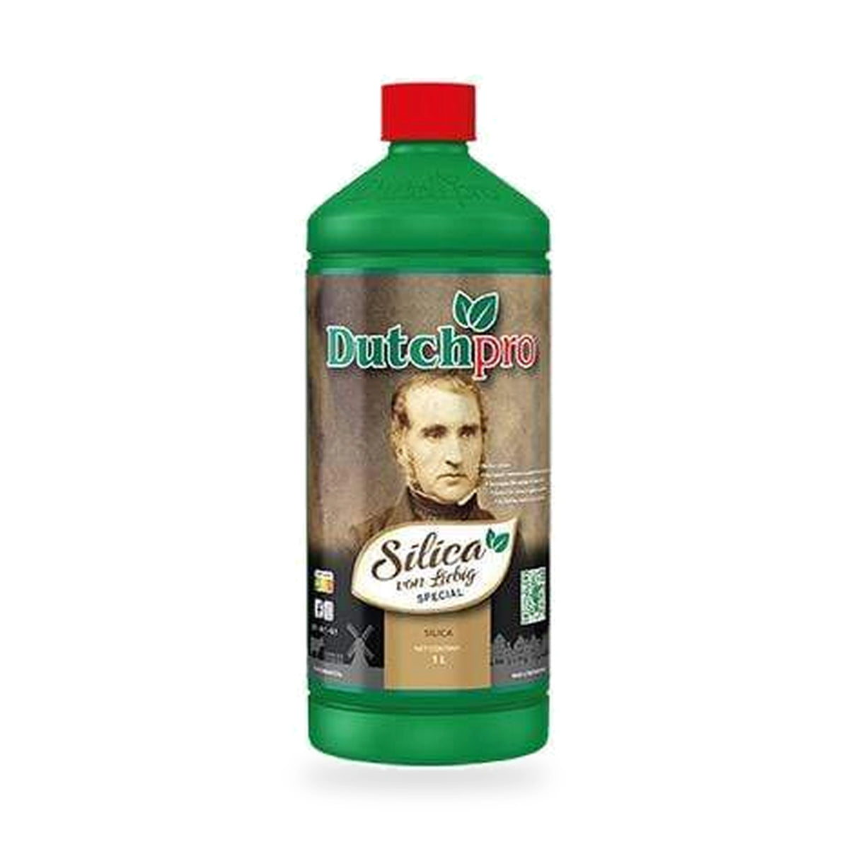 dutchpro-silica-von-liebig-silicon-supplement-1-litre.webpDutchpro Silica Von Liebig Special in a 1 litre green bottle with a red cap.