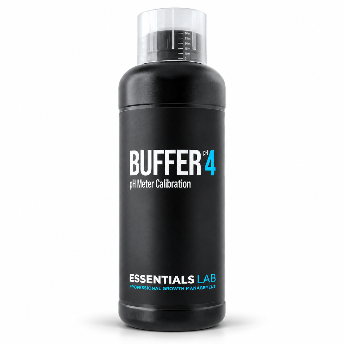 Essentials LAB Buffer pH 4 1L solution for accurate pH meter calibration