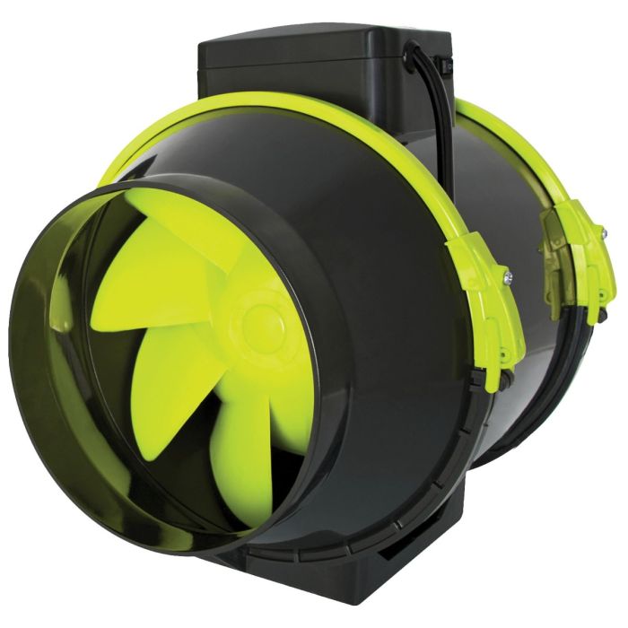 Garden HighPro TT Professional Inline Extractor | Dual-Speed Mixed Flow Duct Fan with 100% Copper Core – 100mm/125mm/150mm High-Pressure Ventilation for Silent Grow Room Climate Control