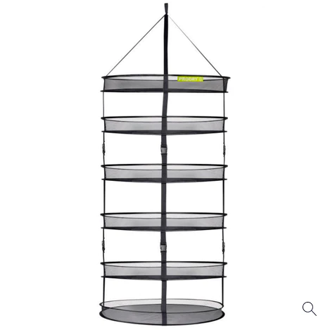 Garden HighPro ProDry Master | Modular Hanging Drying Net – Removable Tiers with Stabilizer Bands – High-Airflow Microperforated Mesh