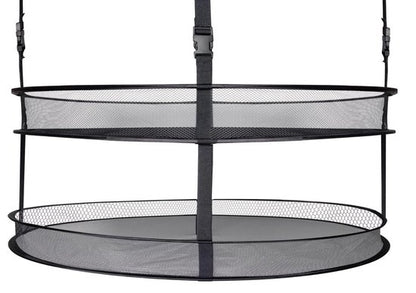 Garden HighPro ProDry Master | Modular Hanging Drying Net – Removable Tiers with Stabilizer Bands – High-Airflow Microperforated Mesh