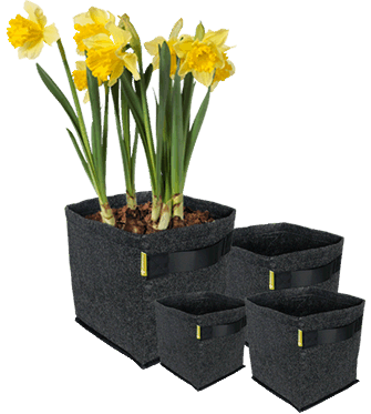 Garden HighPro ProPot | Eco-Friendly Square Fabric Pots for Aerated Root Zones
