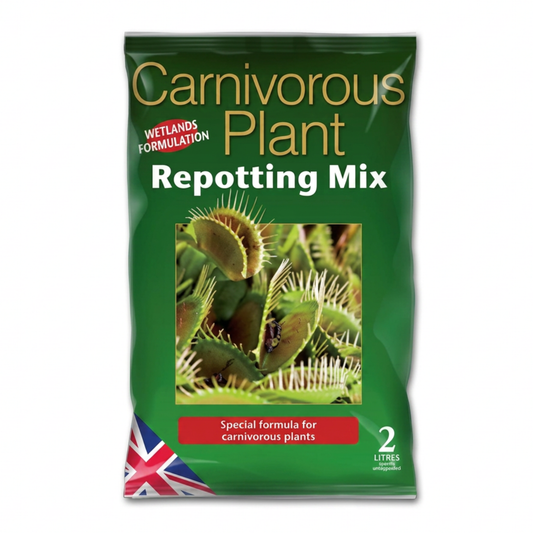 Growth Technology Carnivorous Plant Focus Repotting Mix | Premium Venus Flytrap & Pitcher Plant Soil