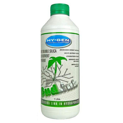 HY-GEN Bud Link Silica & Micronutrient Booster | High-Solubility Bio-Available Silicon Additive – Strengthens Stems & Enhances Weight for Hydroponic & Coco Gardening