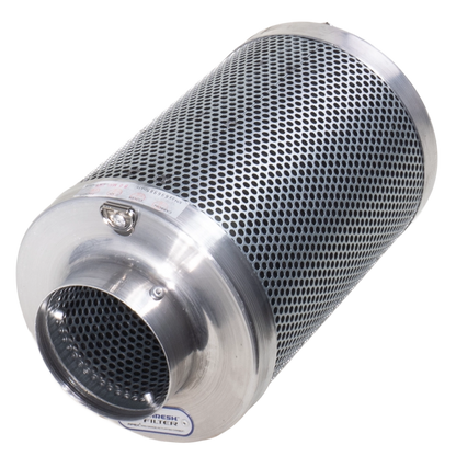 Phresh 100mm x 300mm carbon filter 340 m3/h for grow room odour control