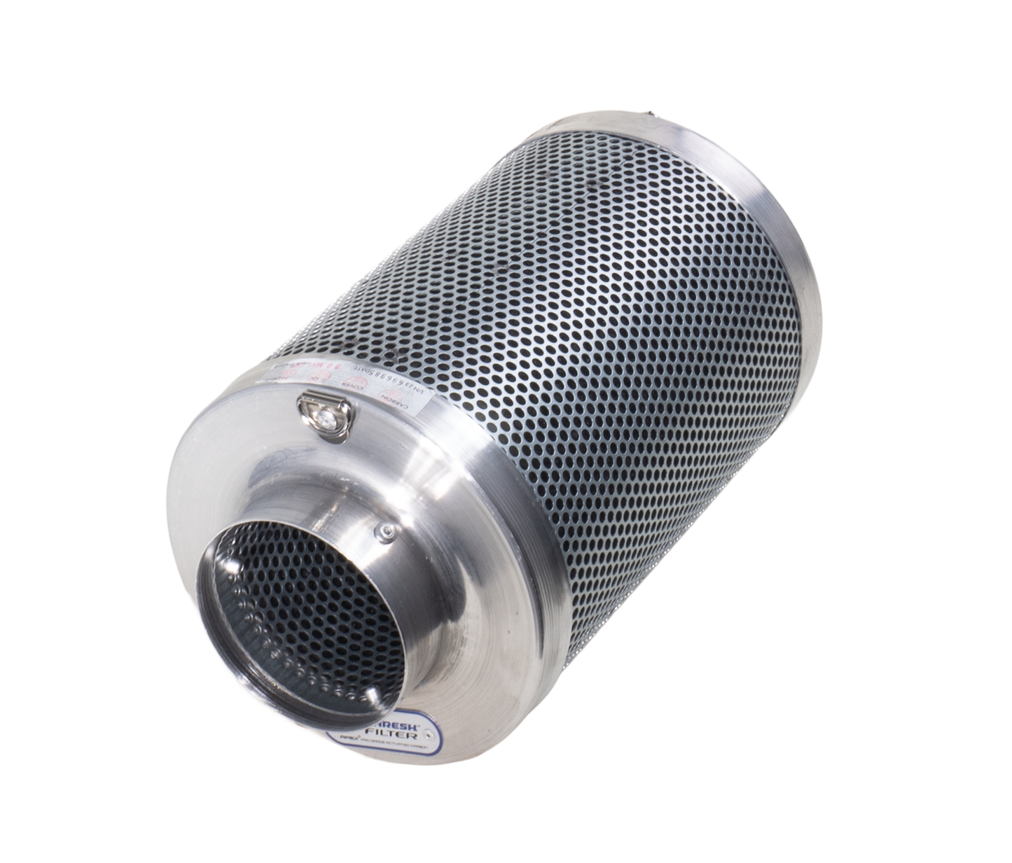 Phresh Carbon Filter 100mm x 300mm, 330m3/h rated airflow for small grow tent extraction and odour control.