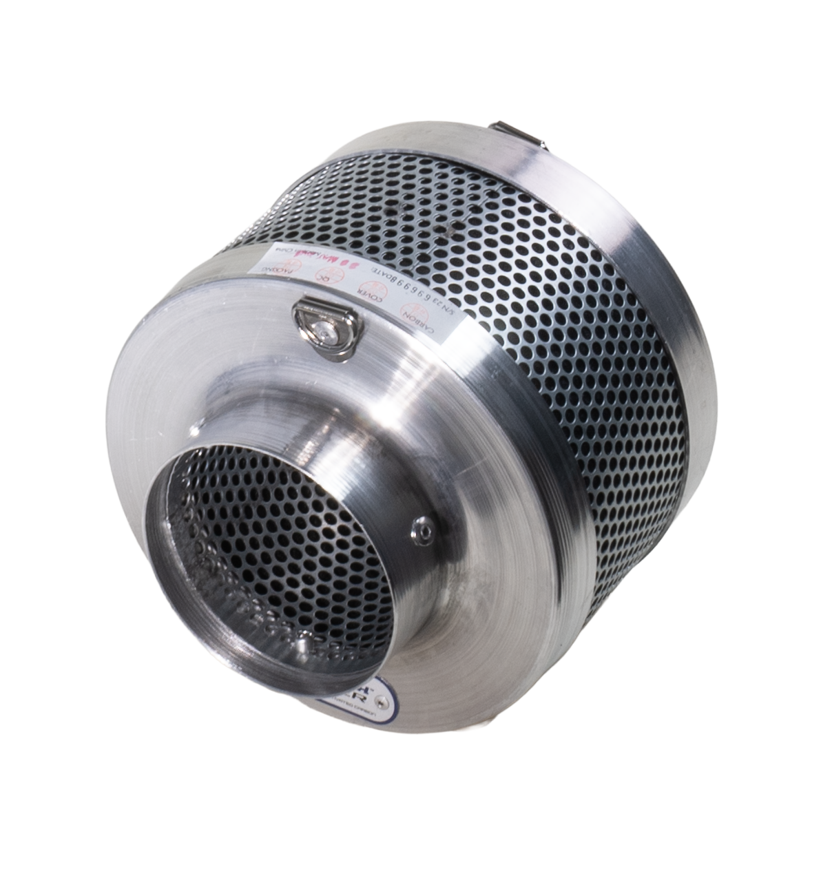 Phresh Carbon Filter 100mm x 150mm, 330m3/h rated airflow for small grow tent extraction and odour control.